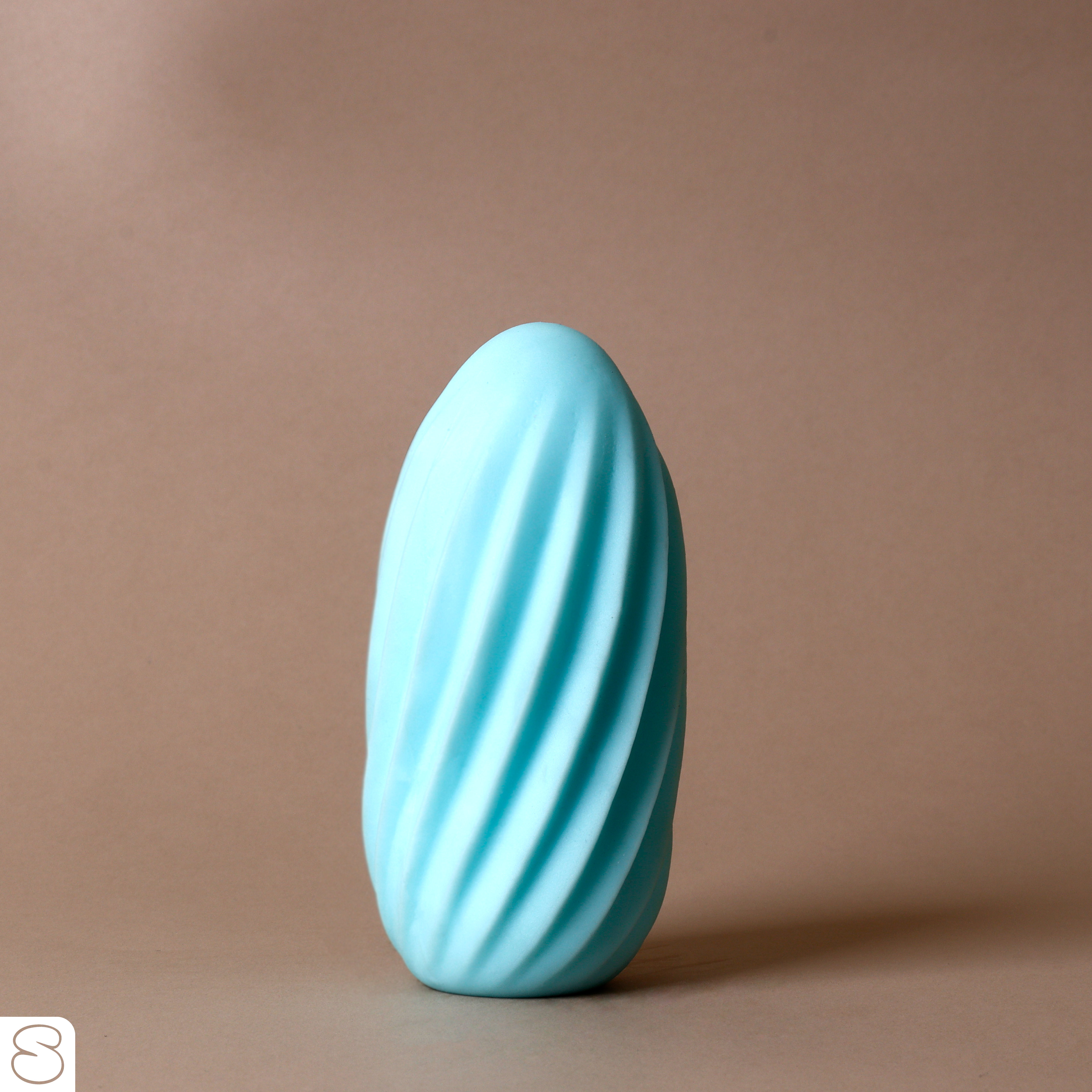 Textured blue Fap stroker from Double Trouble Combo India on neutral background